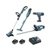 Įrankių rinkinys Makita DLX4093 (DUH523 + DUR181Z + DHP453Z + DCL180Z); 18 V; 2x3,0 Ah akum.