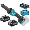 MAKITA šlifuoklis tiesinis 40V XGT GD001GM201 6mm 2x4,0Ah …