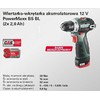 metabo akumuliatorinis gręžtuvas BS BL 12V 38Nm 2x2,0Ah