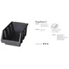 PATROL ERGOBOX 3 Raudonas, 170 x 240 x 126mm