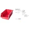 PATROL ERGOBOX 5 Raudonas, 330 x 500 x 180mm