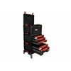Q-Brick Įrankių dėžės Qbrick System PRO, Juodos/Raudonos spalvos