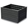 PROSPERPLAST DARŽO DĖŽĖ-SODO RABATKA BASE PLANET 75,6×61,8x46cm ANTRACITO SPALVOS