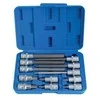 Galvučių komplektas su Hex antgaliais SATRA S-SH1212L; 1/2''; 12 vnt.