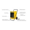 Sausintuvas Buitinis drėgmės surinkėjas Master DH 62; 890 W