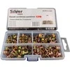 Sidabrinis OBEJMY OPASKI METALOWE 75vnt..
