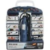 Silver Tools Sidabrinis MG01 gręžtuvas su priedais - 300 elementų