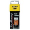 Kabelių kabės Stanley 1-CT108T 12 mm Type-7 (1000 vnt.)