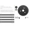 TARPOL TARNIK UNIWERSALNY FI 230mm x 3 x 22,2mm T-33