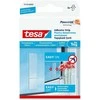 Tesa Plastry Tvirtinimo pleistrai, 8 vnt., iki 1kg, skaidrūs (77733-00007-00)