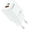 Tiross MORRE Įkroviklis USB/USB-C 30W BALTA