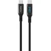 Tiross MORRE KABELIS DO ŁADOWARKI USB-C 240W 2m Z WYŚWIETLACZEM LED