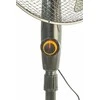 VOLTENO GRINDINIS VENTILIATORIUS Juodas 40cm APVALUS PAGRINDAS