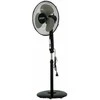 VOLTENO GRINDINIS VENTILIATORIUS Juodas + NUOTOLINIO VALDYMO PULTAS 40cm APVALUS PAGRINDAS