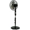VOLTENO GRINDINIS VENTILIATORIUS Juodas + NUOTOLINIO VALDYMO PULTAS 40cm APVALUS PAGRINDAS