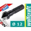 Grąžtas WOLFCRAFT HSS CHAMFER 12mm, 6 KAMPŲ BOTAS 1/4 colio