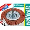 WOLFCRAFT NAILONINIS DISKINIS ŠEPETĖLIS 100mm BOTAS 6mm