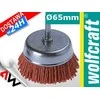 WOLFCRAFT NAILONINIS ŠEPETĖLIS 65mm Sviesto BOTAS 6mm