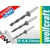 Grąžtas wolfcraft Grąžtai kaiščiams su gylio ribotuvais, 3vnt., 6/8/10mm