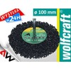 WOLFCRAFT UNIVERSALUS DISKINIS ŠEPETĖLIS 100mm BOTAS 6mm