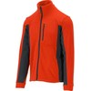 Yato Fleece striukė, švelniai rožinė, S dydis, dviejų spalvų dizainas, poliesterio fleece striukė, raudona ir juoda darbo striukė