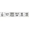 Grąžtas YATO KIAUŠIŲ Pjūklo laikiklis TCT 5/8`` SDS PLUS