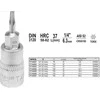 YATO TORX alkūninis raktas 1/4" T 8x37mm