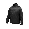 Yato Juoda Softshell striukė su gobtuvu, 2XL dydis, vandeniui atspari striukė, orui laidi striukė, darbo striukė