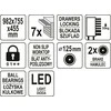 Toya Sa Poland YATO PASLAUGOS SPINTELĖ 7 LED LOGOTIPU STALČIAI