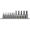 YATO Rinkinys KLUCZY TORX NA SZYNIE 12elem.