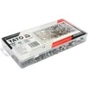 YATO Rinkinys METRICINIAI NERŪDIJANTI RIEŠUTAI 300 vnt. MIX M3, M4, M5, M6, M8, M10