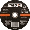 Yato Toya Sa Poland Pjovimo diskas metalui | 125x1.2x22,23 (YT-6103)