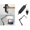 Stalo Lempa - Media-Tech MT224 5.6W LED Reguliuojama Rankena USB Juoda