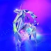 4M KidzMaker Kūrybinis rinkinys „Šviečiantis holografinis origamis: vienaragis“