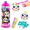 AIRBRUSH PLUSH Rinkinys su aerografu „Mini neoninis siurprizas“, 2.vnt