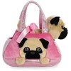 FANCY PALS AURORA Pliušinis mopsas rankinėje, 20 cm