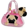 AURORA FANCY PALS Pliušinis mopsas rankinėje, 20 cm