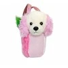 AURORA FANCY PALS Pliušinis pudeliukas STRAWBERRY rankinėje, 20 cm