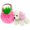 AURORA FANCY PALS Pliušinis pudeliukas STRAWBERRY rankinėje, 20 cm