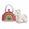 AURORA FANCY PALS Pliušinis vaivorykštės vienaragis, 17 cm
