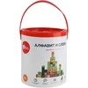 bo. Medinės kaladėlės „Abėcėlė ir žodžiai“ (rusų kalba)