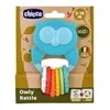 Chicco pelėdos formos barškutis su spalvotais žiedais