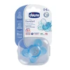 CHICCO Ortodontinis žindukas PHYSIO COMFORT su sterilizavimo dėklu, 0-6M, Iš "Mum effect" silikono