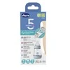 "Chicco" buteliukas Perfect5 0M+150ml mėlynas silikoninis