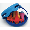 COMPACTOYS Kibirėlis su smėlio žaislais, mėlynas