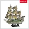 CUBICFUN 3D dėlionė su LED „Skrajojantis olandas“