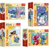 Dėlionė TREFL DISNEY STITCH 4 dėlionių rinkinys „Lilo&amp;Stitch“