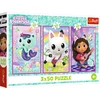 Trefl Dėlionė 3x50 vnt. - Gabby's Dollhouse