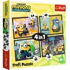 Dėlionė TREFL MINIONS 4 dėlionių rinkinys „Minions“