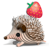 Dėlionė EUGY 3D kartoninis modelis „Ežys“